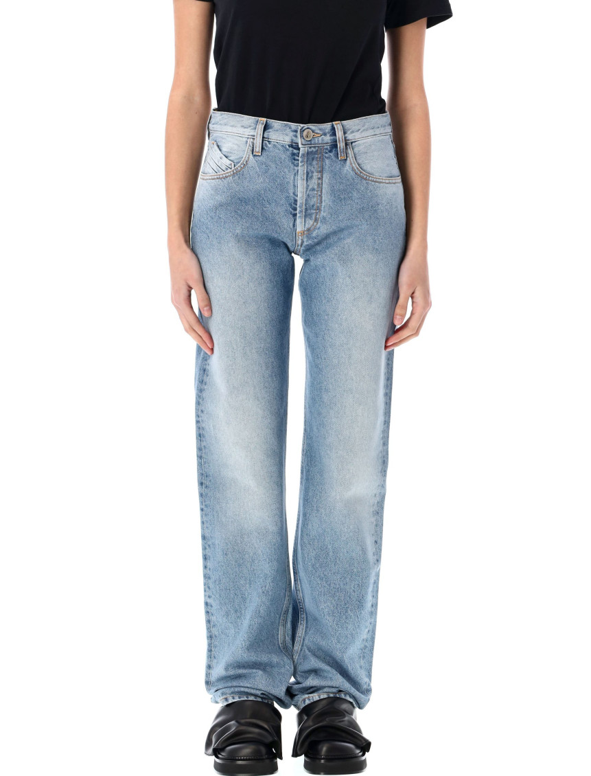 Attico High-rise Straight-leg Jeans