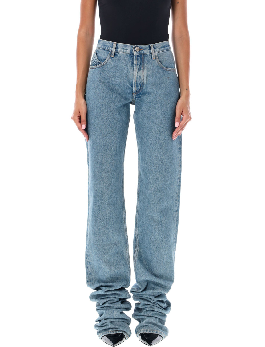 Attico Skinny Denim Jeans 5 Pockets
