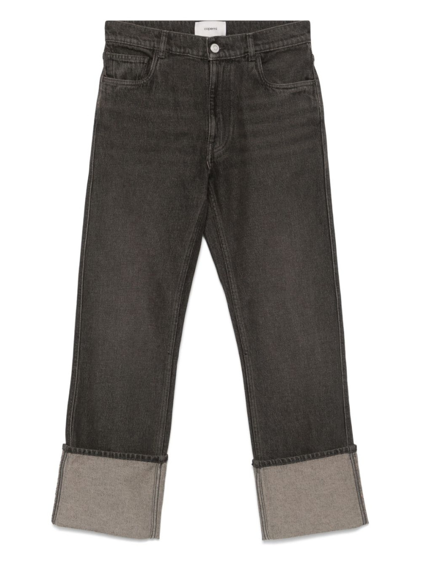 Shop Coperni Black Boyfriend Denim Jeans