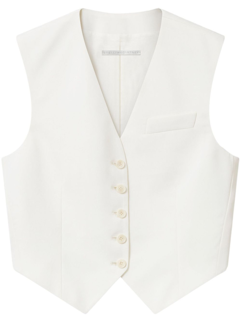 Stella Mccartney Wool Tailoring Short Vest