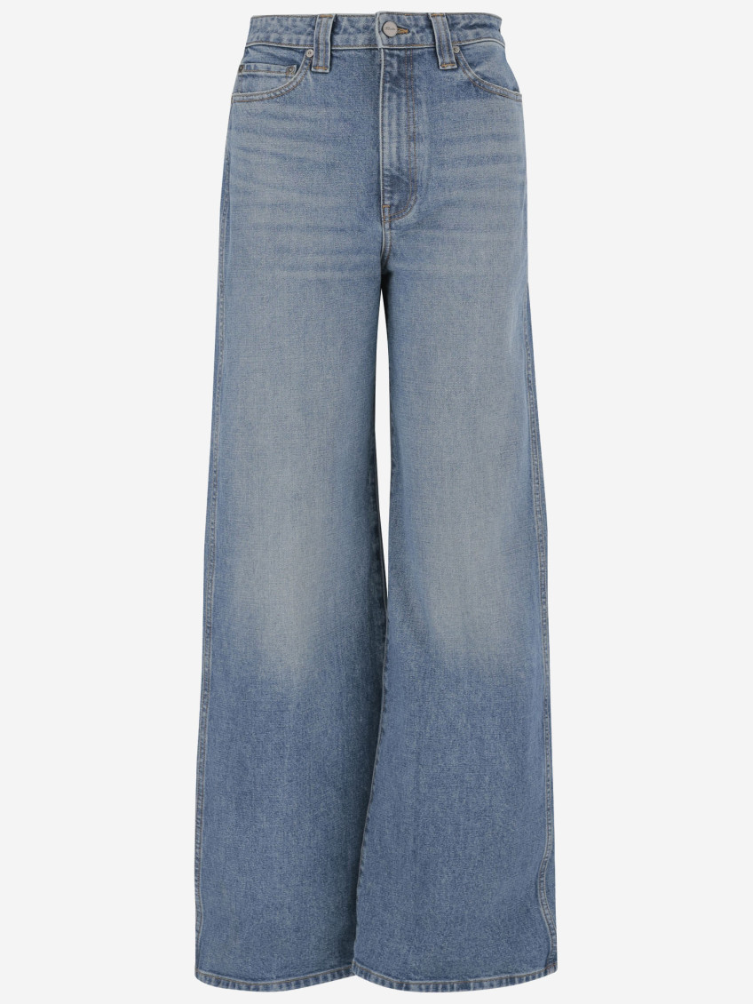 KHAITE BLUE DENIM JEANS 