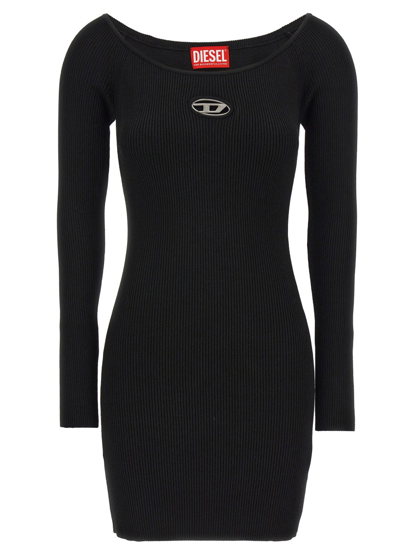 Diesel "m-vera" Dress In Black