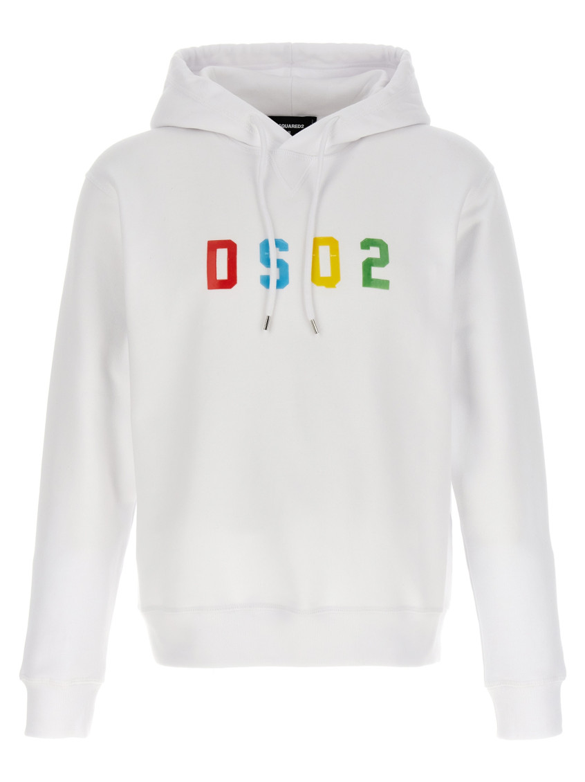 Shop Dsquared2 White Cool Fit Hoodie