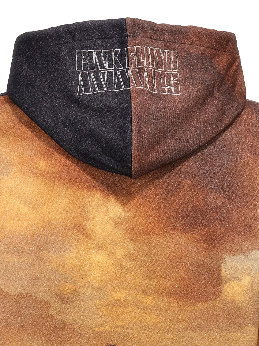スウェット・トレーナー UNDERCOVER Undercover x Pink Floyd hoodie Multicolor Undercover All-over Print Hoodie With Embroidered Logo In