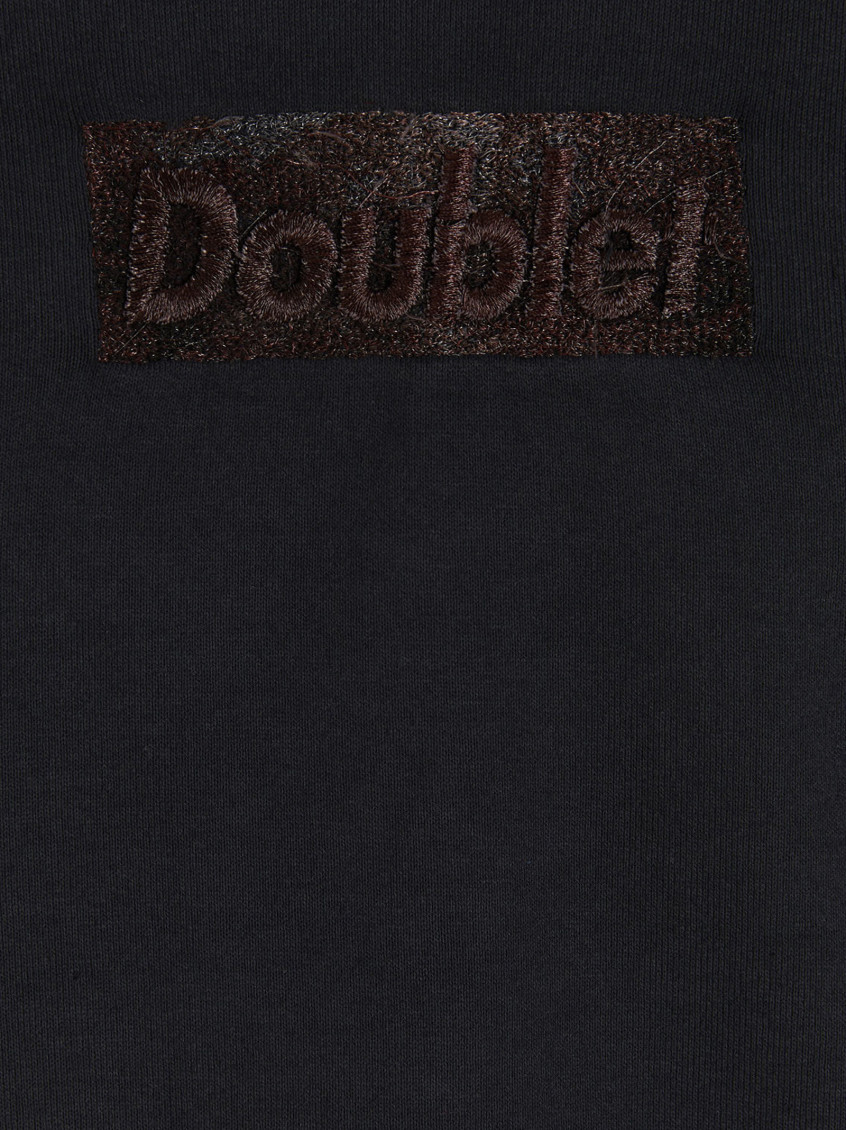 スウェット・トレーナー DOUBLET 'Polyurethane Embroidery' hoodie Black Doublet Black Polyurethane Embroidery hoodie for Men Online