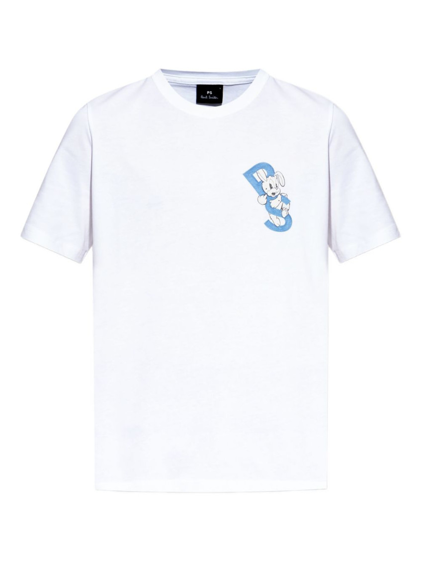 Ps By Paul Smith Ps Paul Smith T-shirt With Colorful Print In White