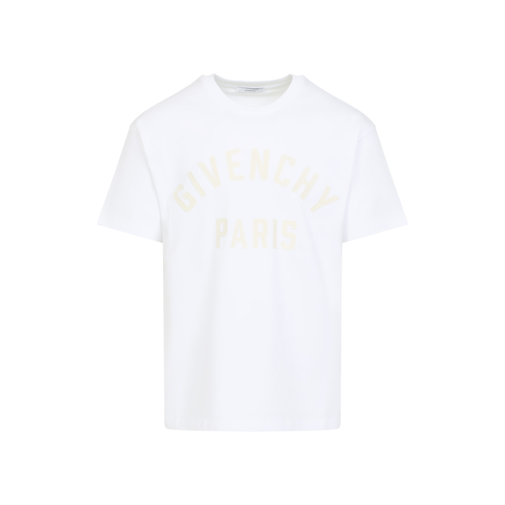 Givenchy Logo Lettering Crewneck T-shirt In White