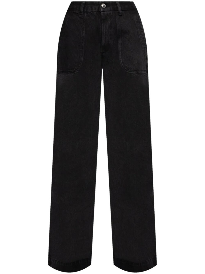 Apc A.p.c. Seaside Flared Jeans Clothing In Black