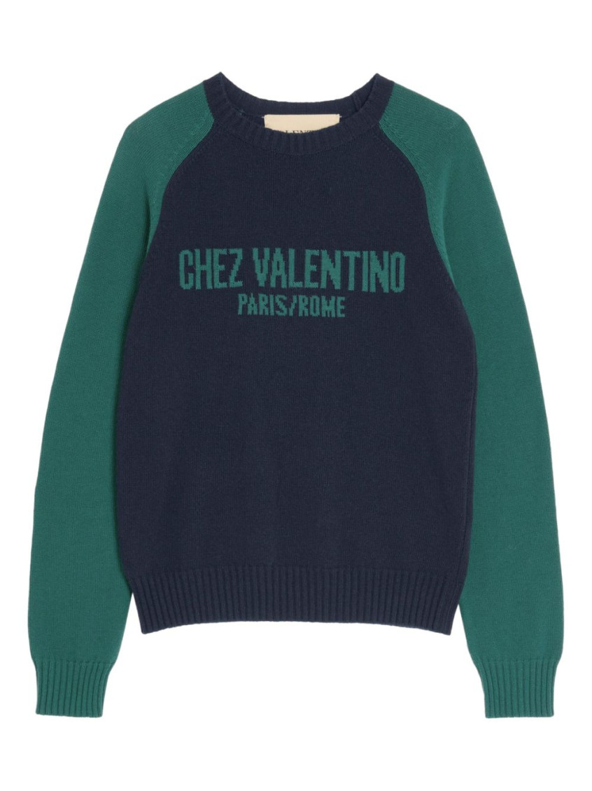 Valentino Garavani  Garavani 'chez ' Jersey In Multi