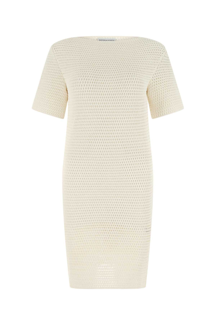 ワンピース BOTTEGA VENETA Crochet white dress BOTTEGA VENETA - Crochet white dress | Leam Roma - Luxury