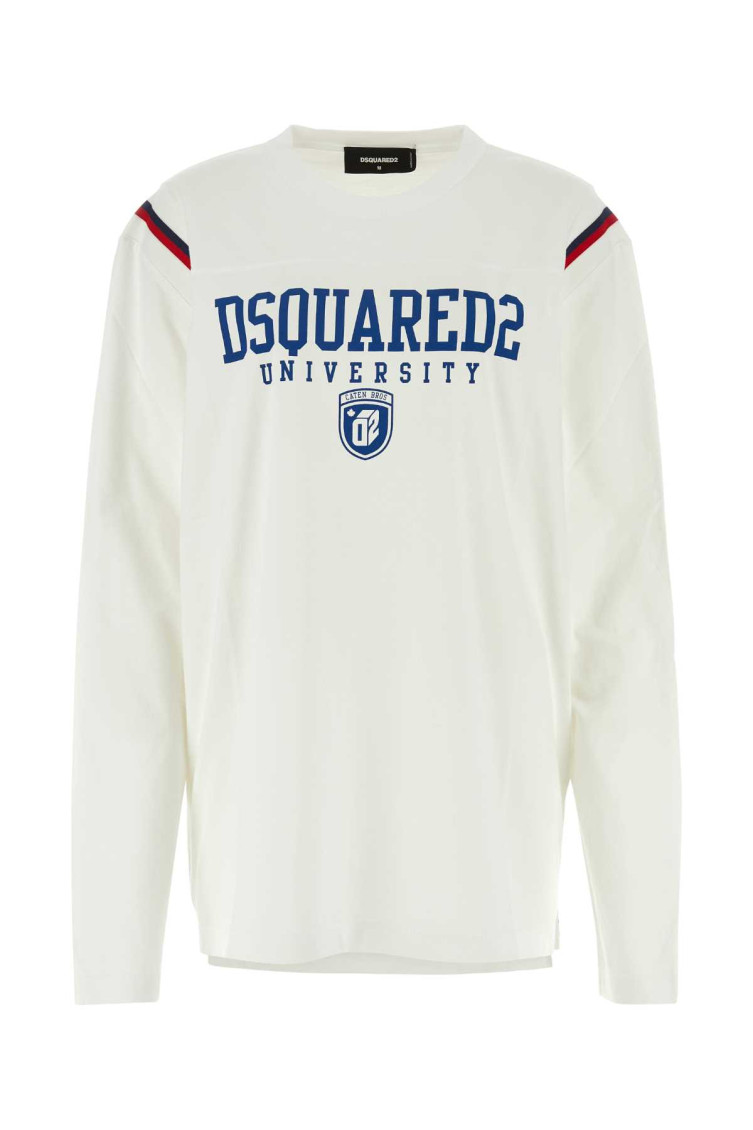Dsquared2 Dsquared White Cotton T Shirt In White