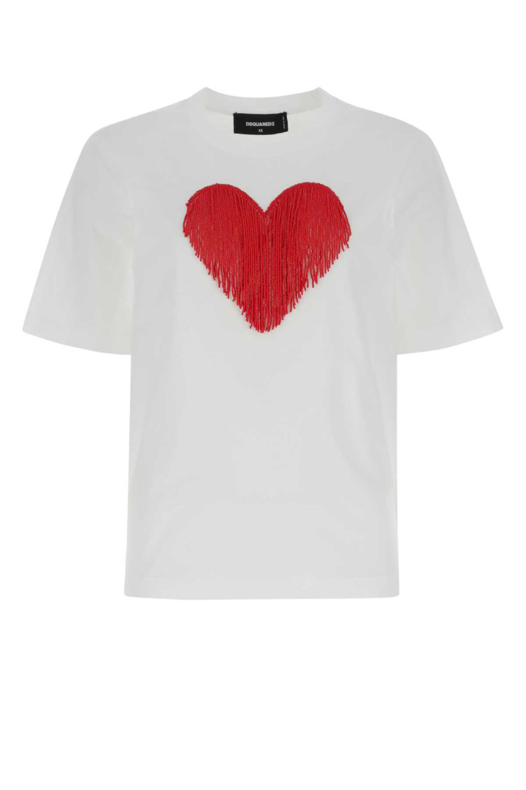Dsquared2 Dsquared White Cotton T Shirt In White