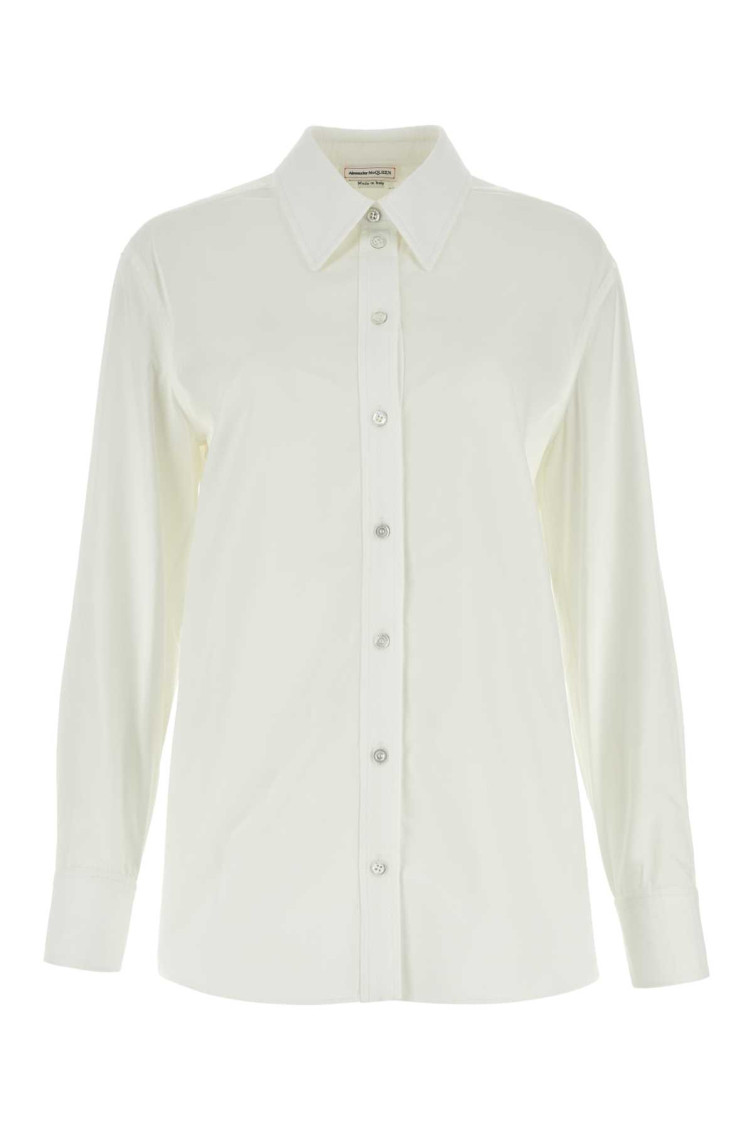 Alexander Mcqueen Shirts In White