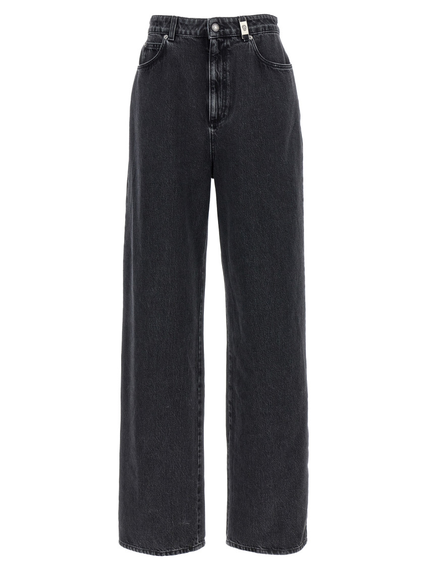 Alexander Mcqueen Loose Fit Jeans For In Black
