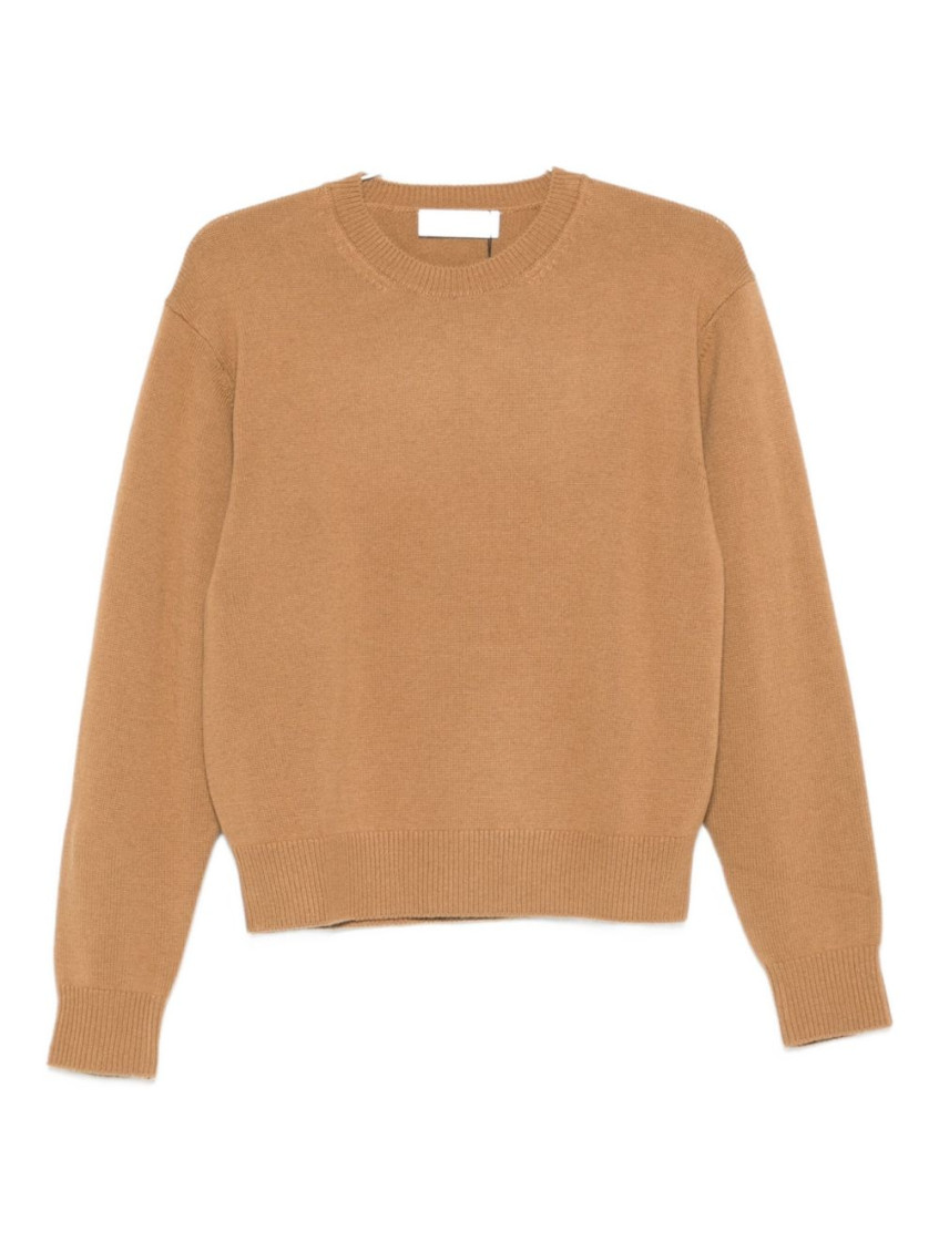 Dunst Wool Crewneck Sweater In Brown