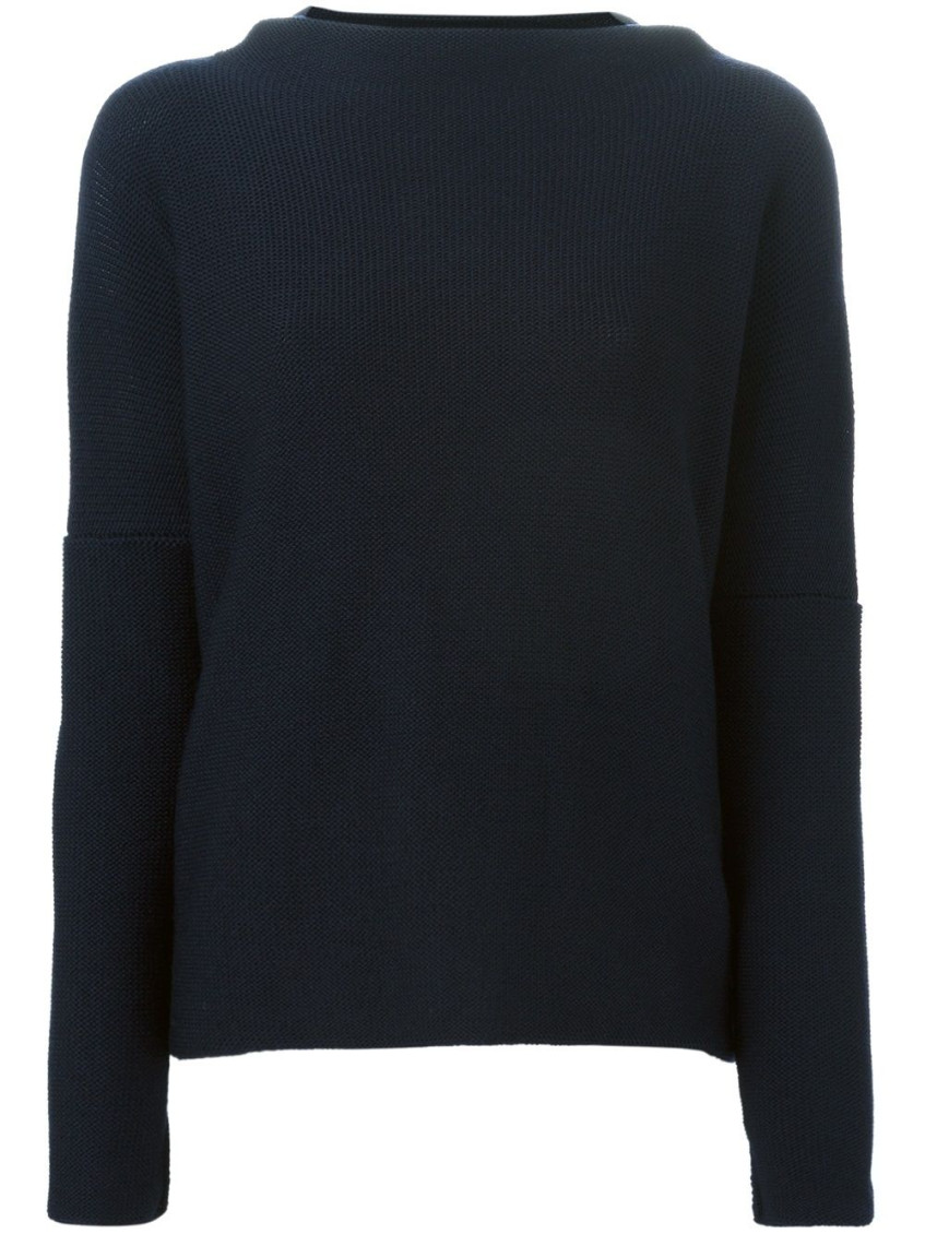 Daniela Gregis Cozy Knit Turtleneck Pullover In Blue