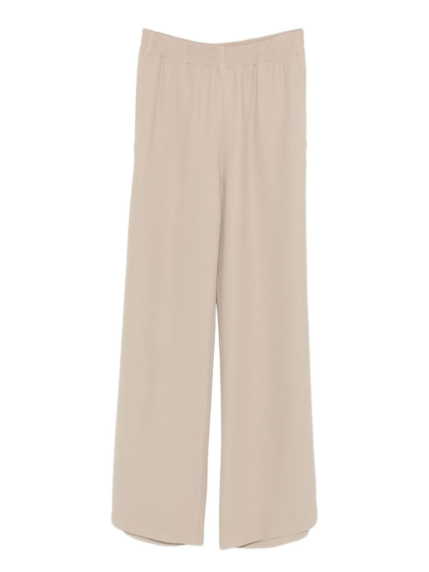 Fabiana Filippi Beige Wide-leg Trousers In Brown