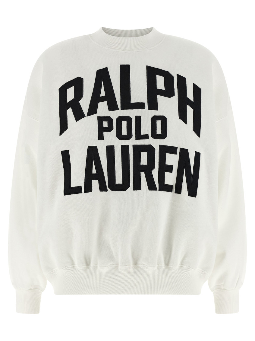 Ralph Lauren White Black Logo Sweatshirt