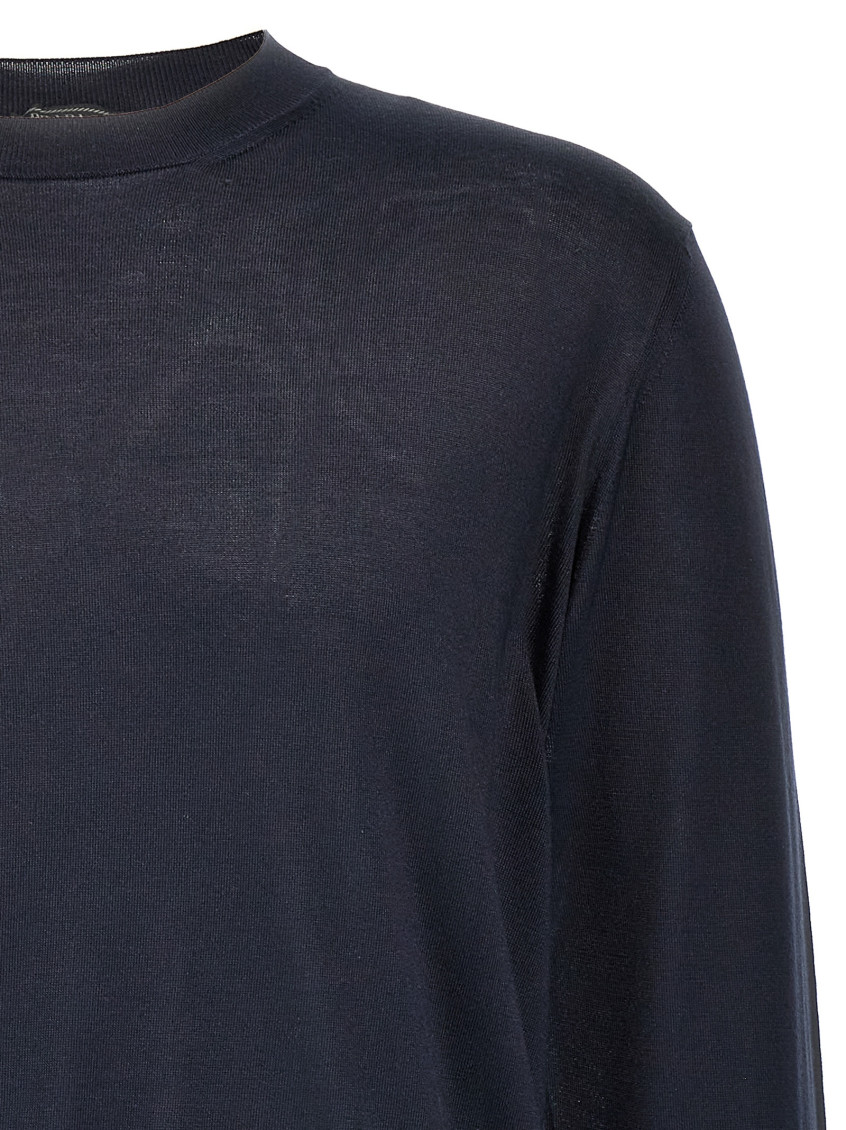 Prada Blue silk sweater for Men Online USA at Darveys.com