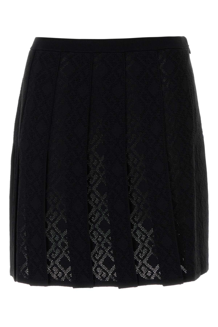 Givenchy Women Pleated Mini Skirt In Black
