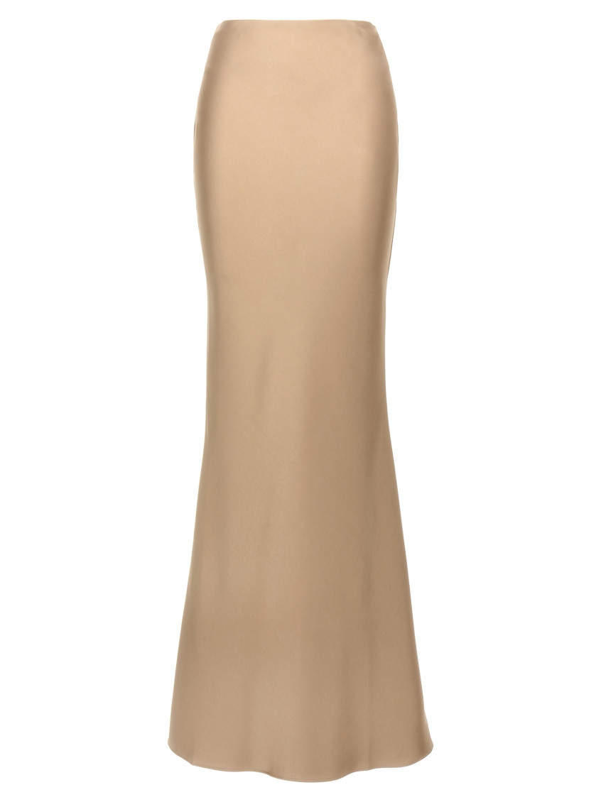 The Andamane Fishtail Skirt In Beige