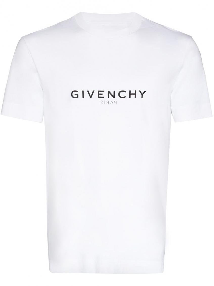 Givenchy Reverse Logo T Shirt In White