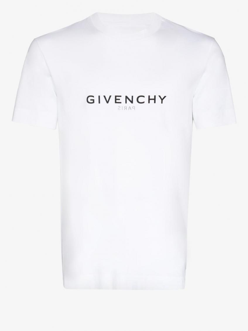【GIVENCHY】パウダー カレッジ コットン Tシャツ GIVENCHY】ロゴ刺しゅうコットンTシャツ カレッジTシャツ