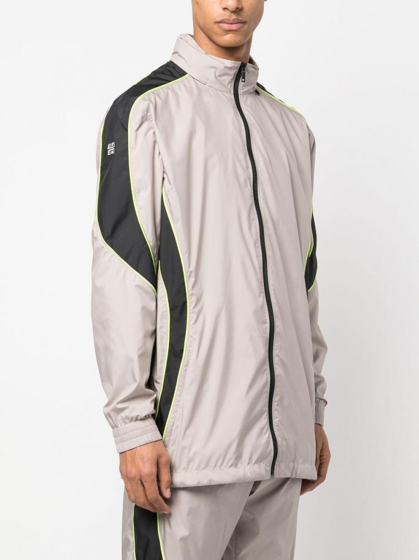 Givenchy Light Grey Oversized Jogging Jacket for Men Online India