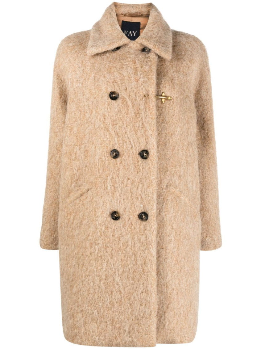 Fay Jaqueline Coat In Brown