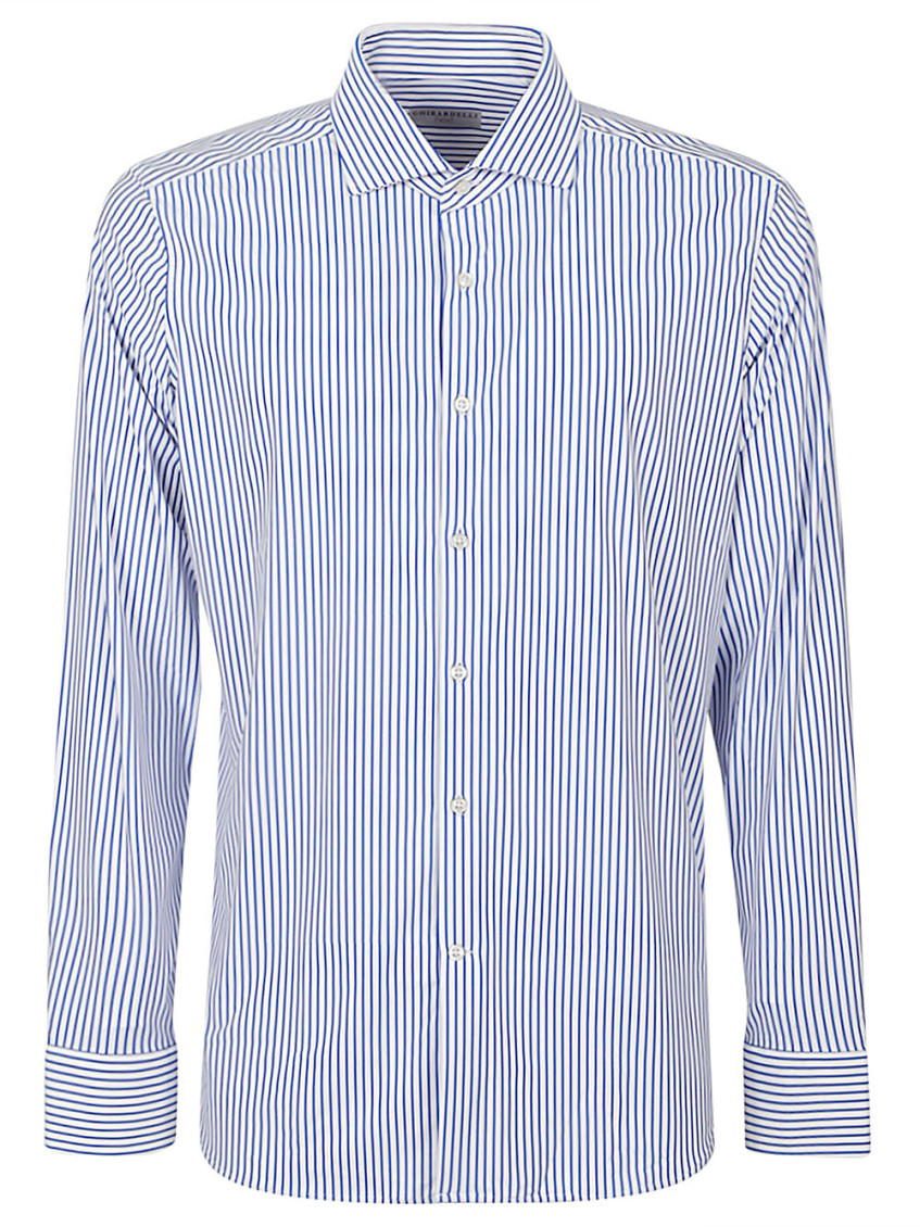 Sonrisa Striped Shirt In Light Blue