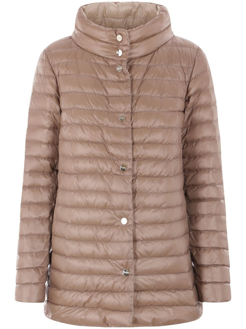 Herno Reversible Puffer Jacket In Beige