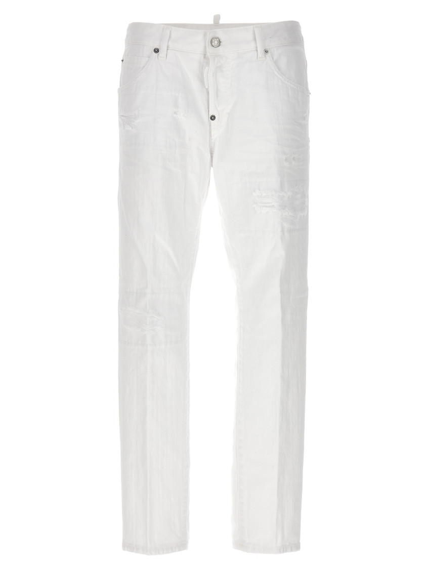 Shop Dsquared2 White Cool Girl Jeans
