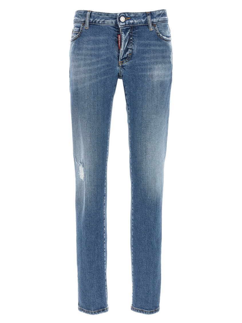 Dsquared2 Light Blue Jennifer Jeans In Light Blue