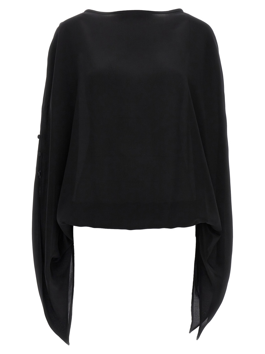 Max Mara Black Cristina Blouse In Black