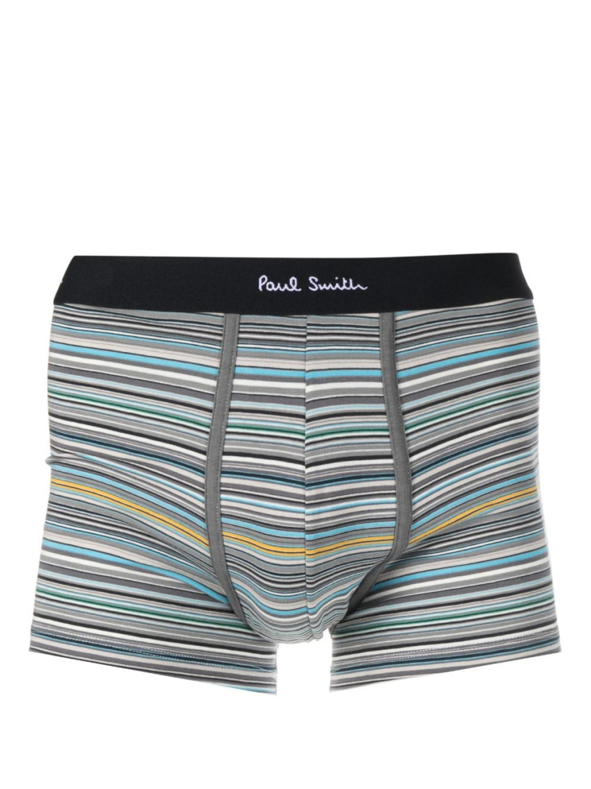 PAUL SMITH MULTICOLOR SIGNATURE STRIPE BOXER BRIEFS - THREE PACK