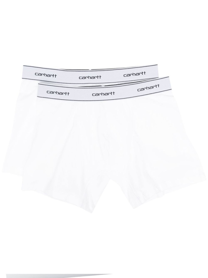 Carhartt Logo-waistband Boxers Set Of 2 In White