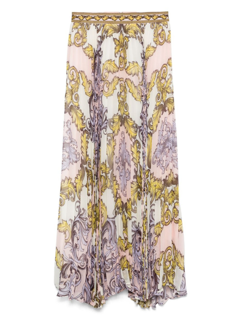 Alice And Olivia Acanthus Print Maxi Skirt