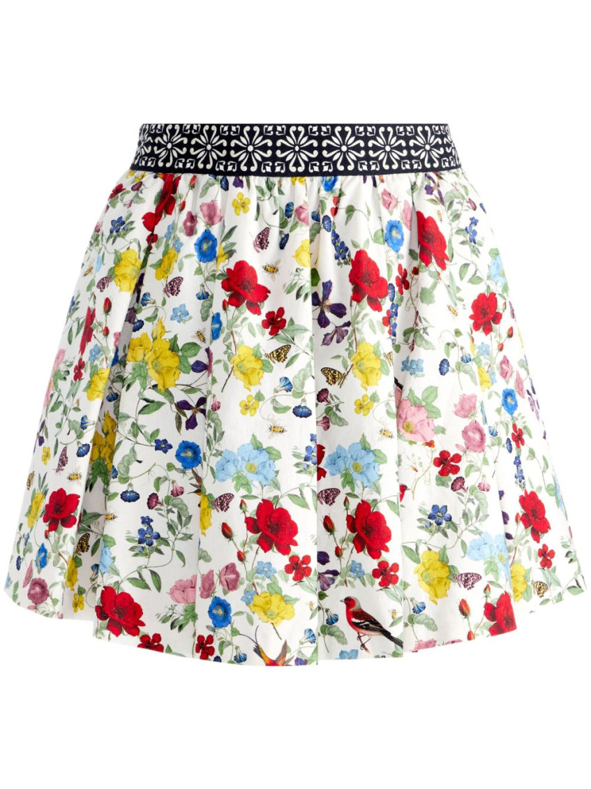 Shop Alice And Olivia White Haven Mini Skirt