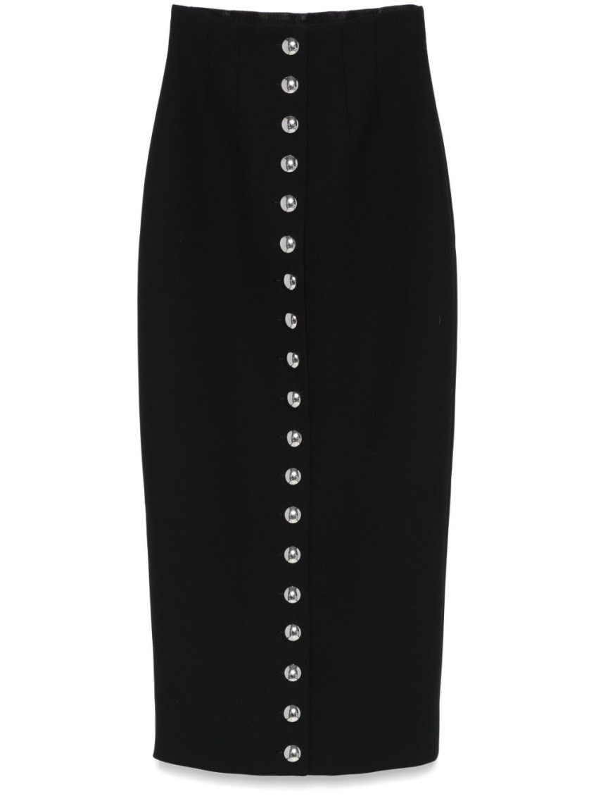 Khaite Brynlee Crepe Maxi Pencil Skirt