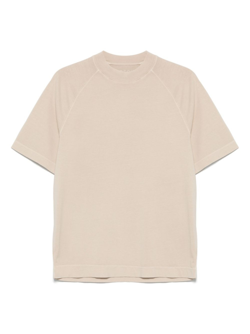 Circolo 1901 Crew Neck Cotton T-shirt With Short Raglan Sleeves