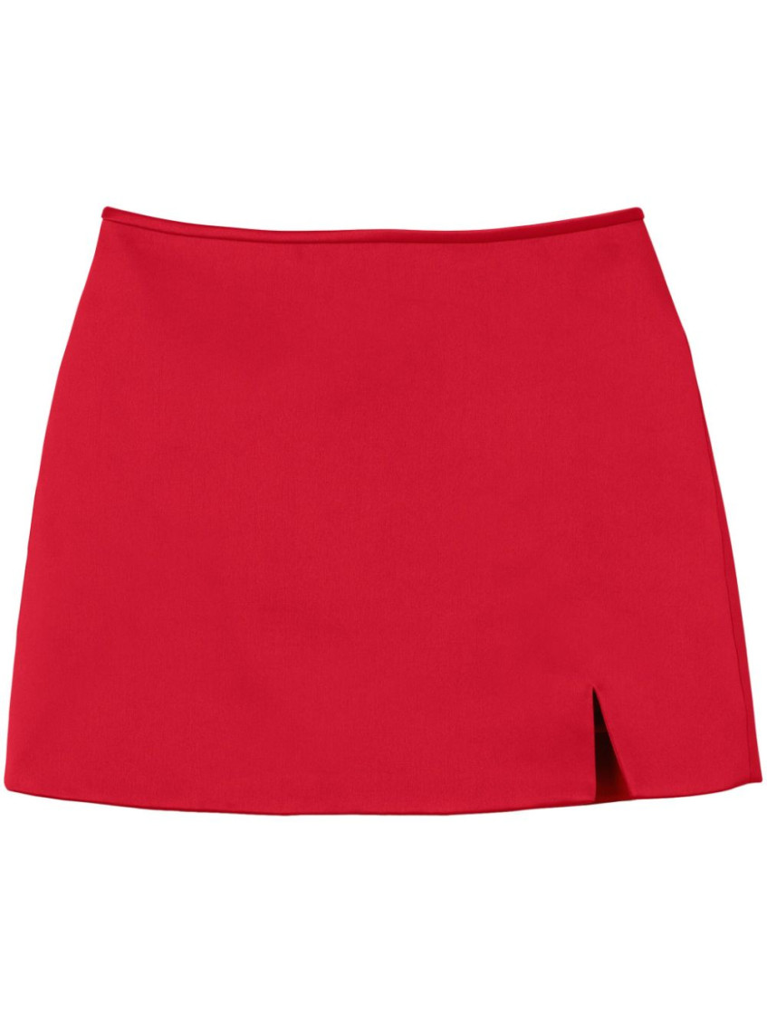 Marc Jacobs Women Duchess Satin Skirt In Red