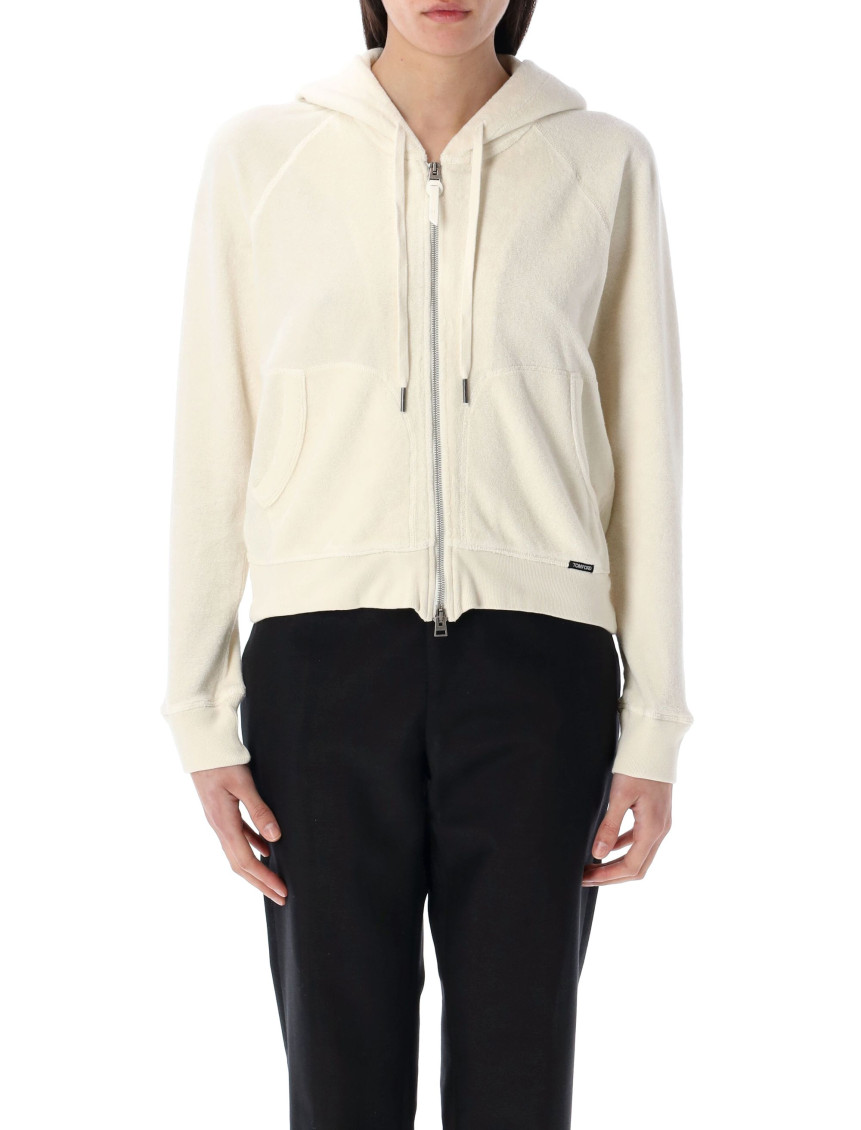 Tom Ford Hooded Zip Sweatshirt Featuring Pockets