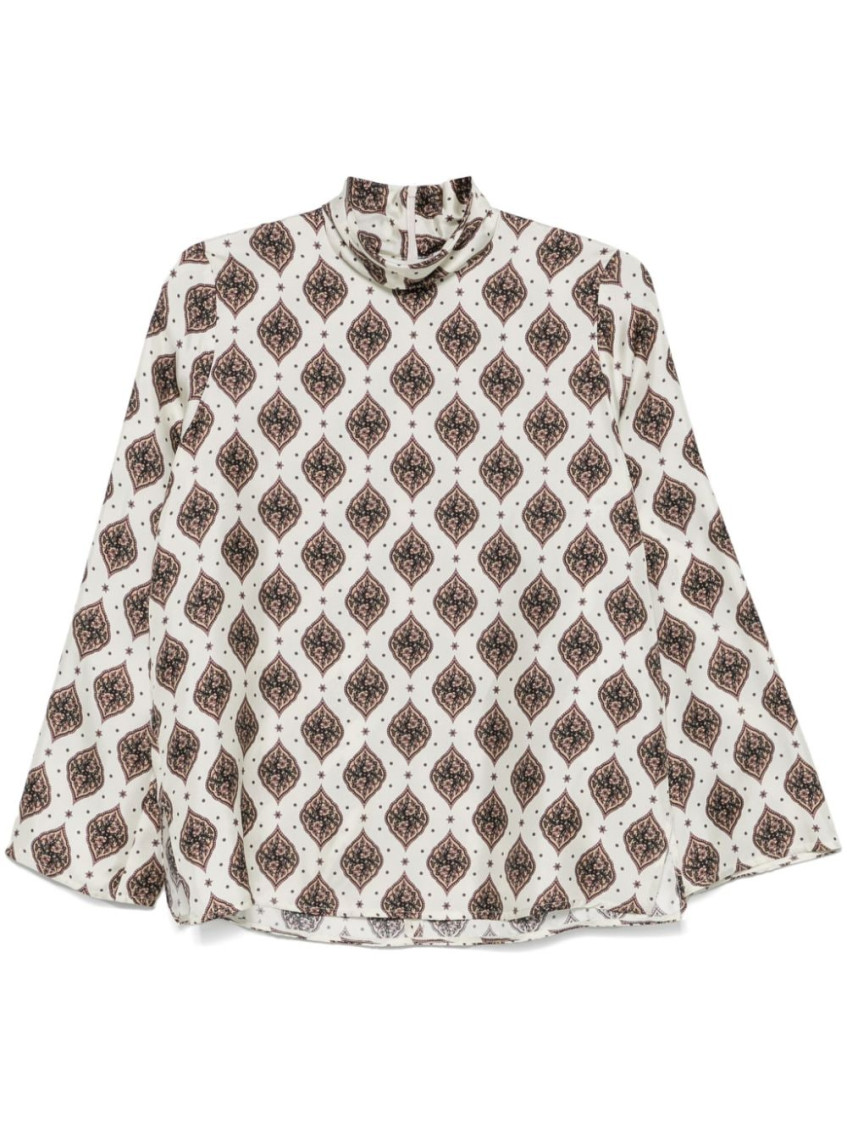 Alberto Biani Floral-print Blouse