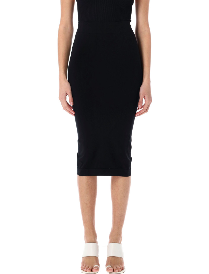Andreädamo Sculpting Jersey Midi Skirt