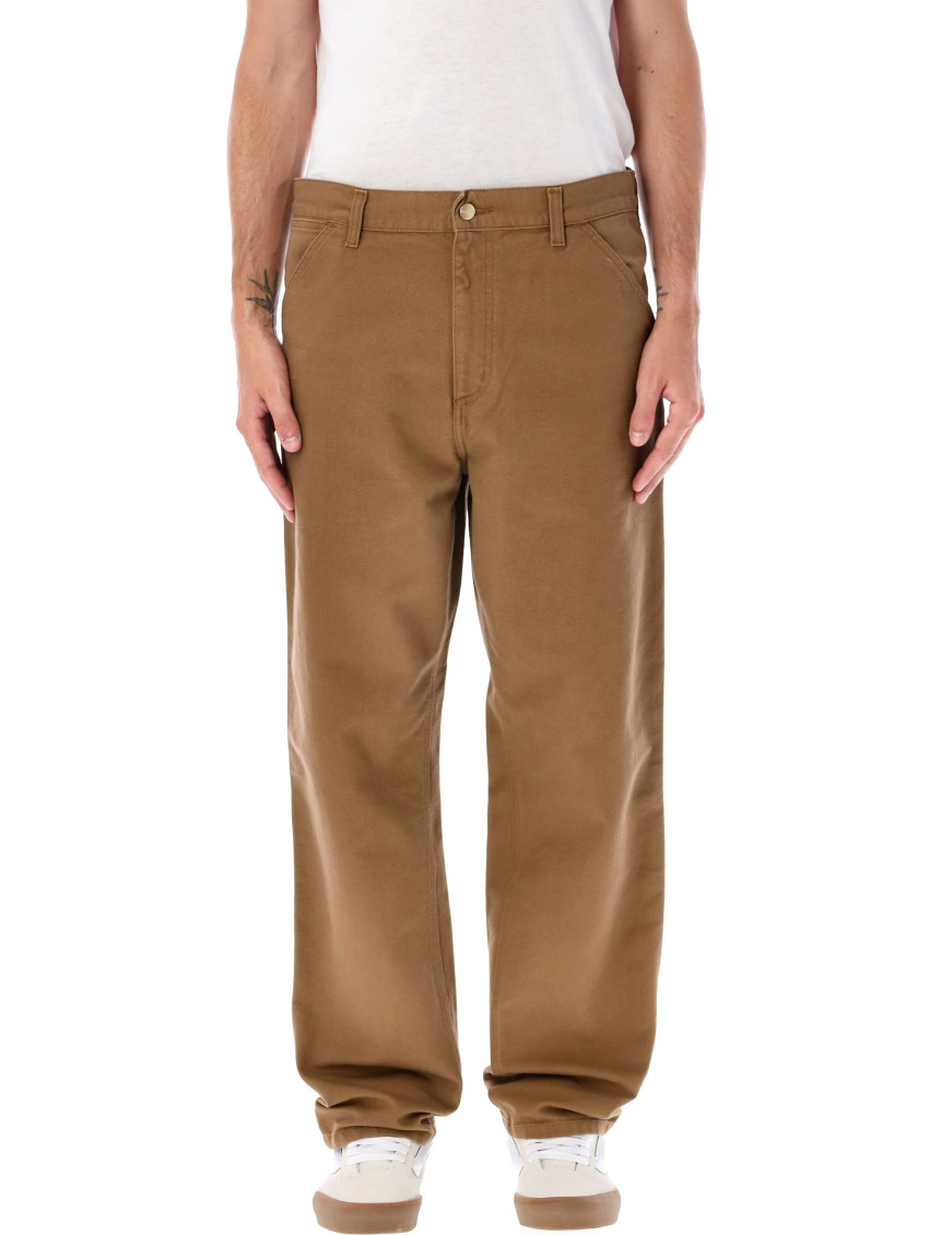 Carhartt Pants Wip Men Color Cocoa In Brown