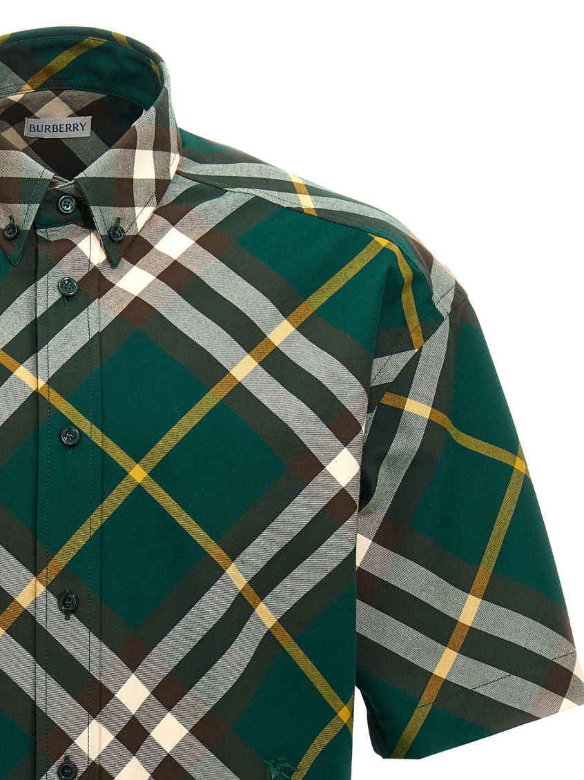 Burberry green shirt shop