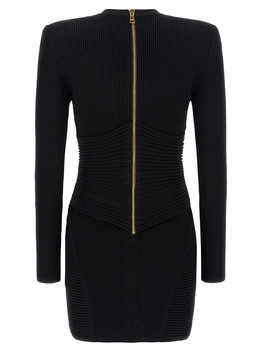 Balmain Bodycon Dress Black - FR 36 Balmain Bodycon Dress Black - FR 36