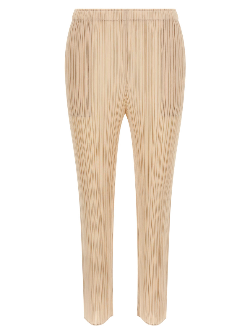 Issey Miyake Beige Monthly Colors July Pants In Neutral