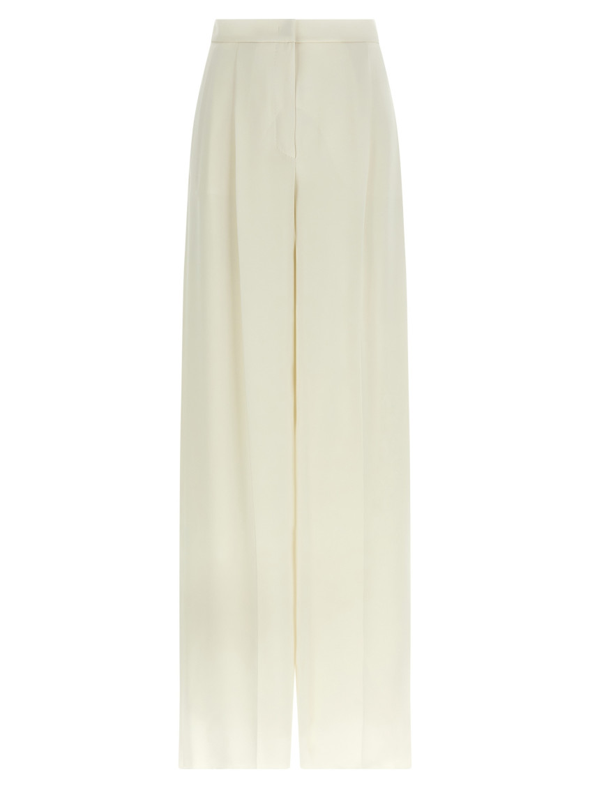 Max Mara White Manetta Pants In Neutral