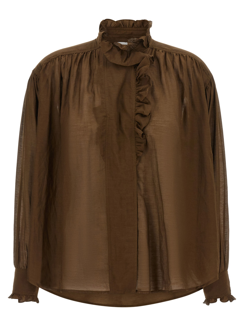 Isabel Marant Étoile Green Pamias Top In Green